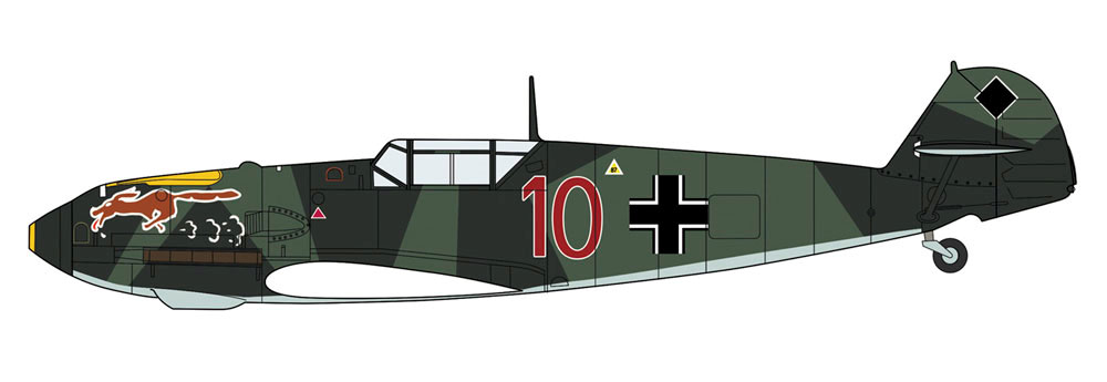 メッサーシュミット Bf109E-1 ブリッツクリーク プラモデル (ハセガワ 1/48 飛行機 限定生産 No.07478) 商品画像_2
