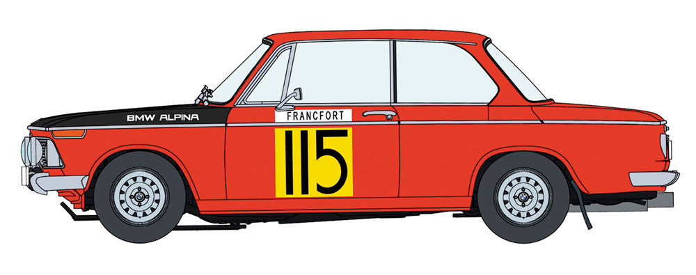 BMW 2002 ti 1969 モンテカルロ ラリー 2/5 クラス ウィナー プラモデル (ハセガワ 1/24 自動車 限定生産 No.20420) 商品画像_2