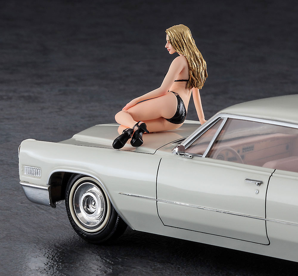 1966 アメリカン クーペ タイプ C w/ブロンドガールズフィギュア プラモデル (ハセガワ 1/24 自動車 限定生産 No.SP432) 商品画像_3