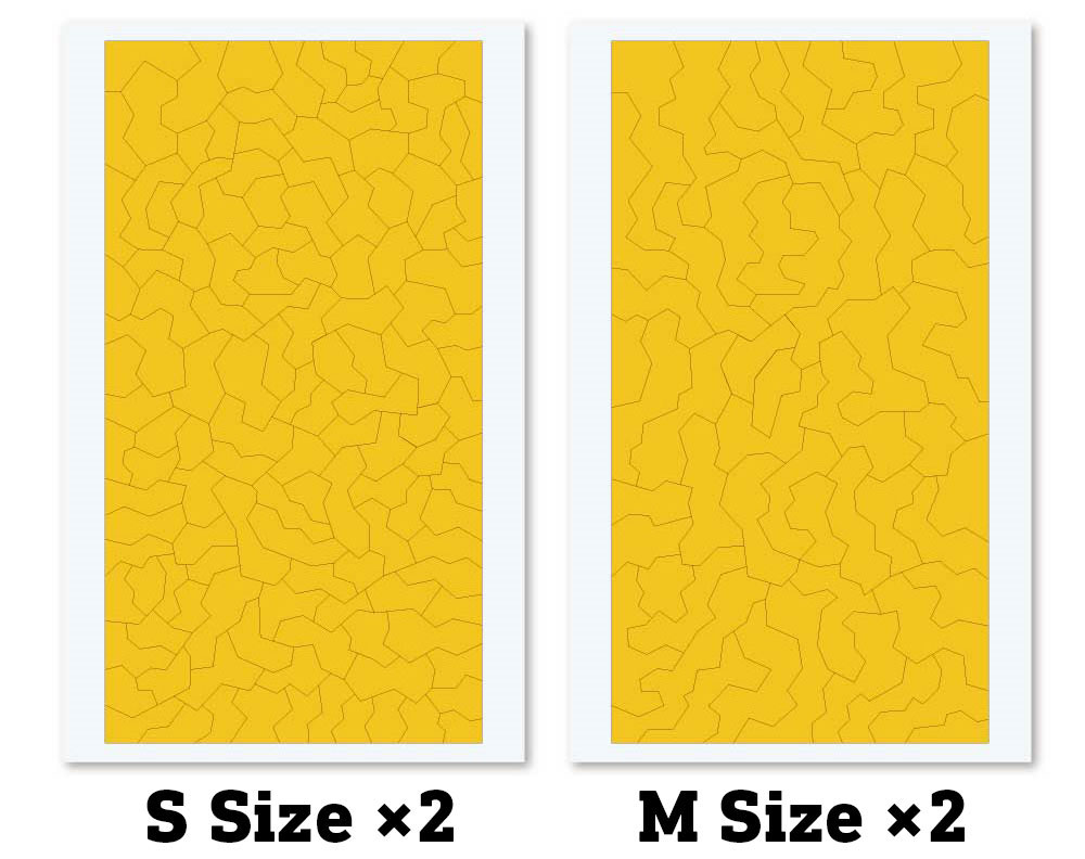 スプリンター 迷彩用 マスキングシール (S×2 M×2) マスキングシート (HIQパーツ 塗装用品 No.SPC-MSK) 商品画像_1