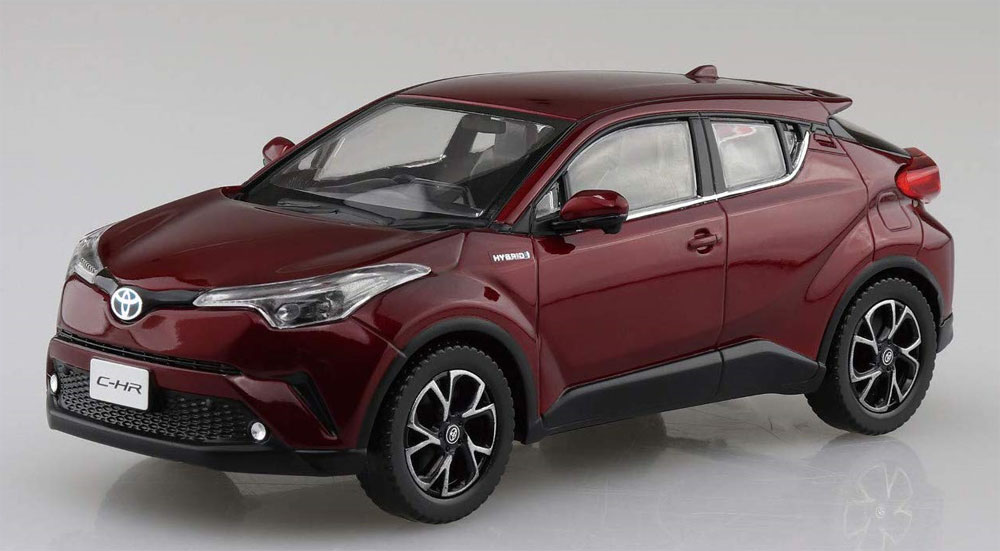 トヨタ C-HR センシュアルレッドマイカ プラモデル (アオシマ ザ・スナップキット No.006-D) 商品画像_2