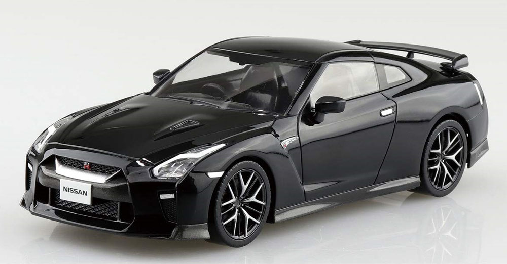 ニッサン GT-R メテオフレークブラックパール プラモデル (アオシマ ザ・スナップキット No.007-C) 商品画像_2