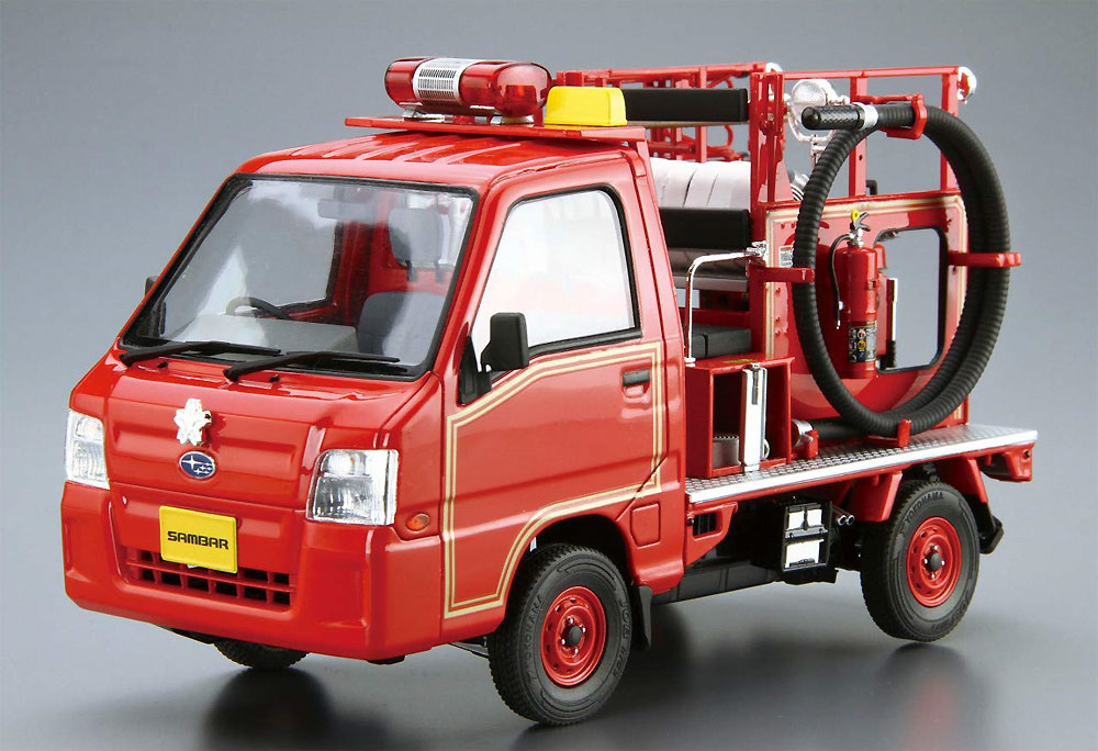 スバル TT2 サンバー 消防車 '11 プラモデル (アオシマ 1/24 ザ・モデルカー No.119) 商品画像_2