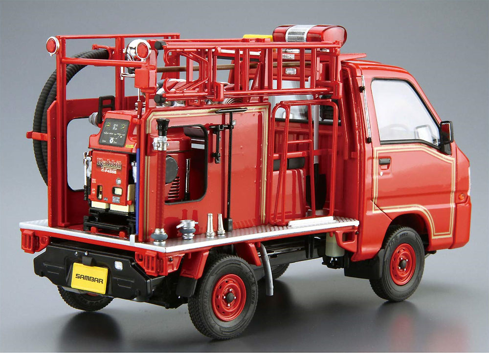 スバル TT2 サンバー 消防車 '11 プラモデル (アオシマ 1/24 ザ・モデルカー No.119) 商品画像_3