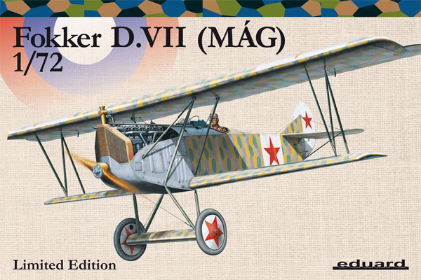 フォッカー D.7 MAG プラモデル (エデュアルド 1/72 リミテッド エディション No.2128) 商品画像