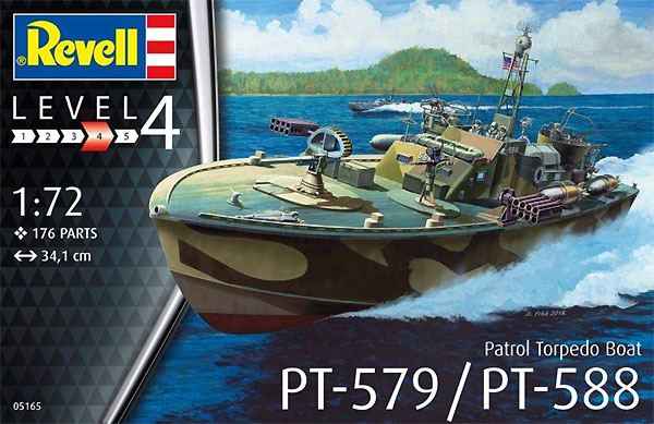 PTボート PT-579/PT-588 プラモデル (レベル 1/72 艦船モデル No.05165) 商品画像