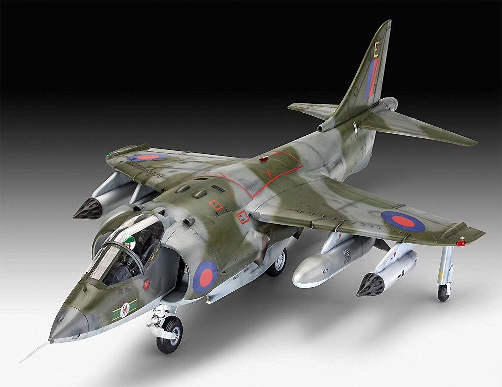 ホーカー ハリアー GR.1 50th アニバーサリー プラモデル (レベル 1/32 Aircraft No.05690) 商品画像_1