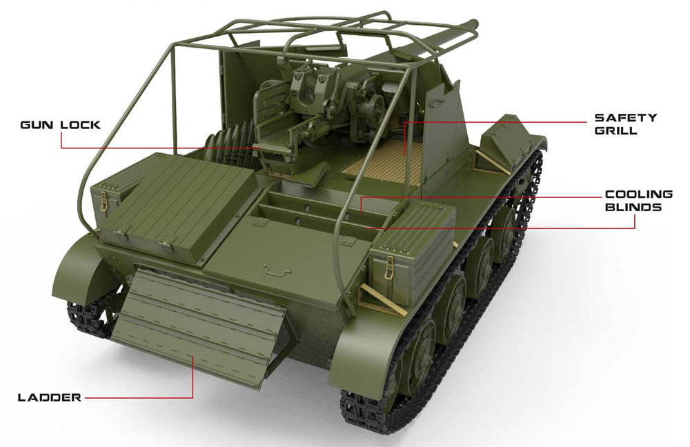 ルーマニア タカム T-60 駆逐戦車 フルインテリア プラモデル (ミニアート 1/35 WW2 ミリタリーミニチュア No.35230) 商品画像_3