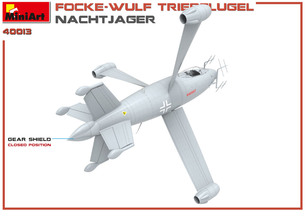 フォッケウルフ トリープフリューゲル 夜間戦闘機 プラモデル (ミニアート What if No.40013) 商品画像_2