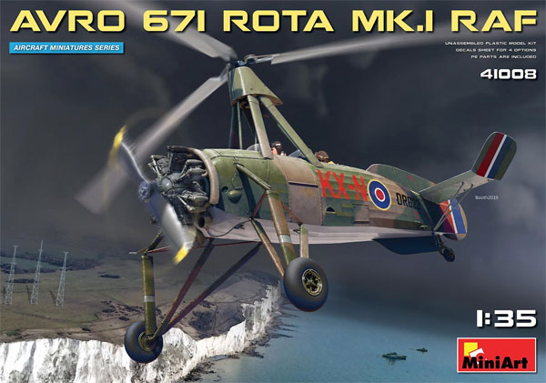 アブロ 671 ロータ Mk.1 RAF プラモデル (ミニアート エアクラフトミニチュアシリーズ No.41008) 商品画像