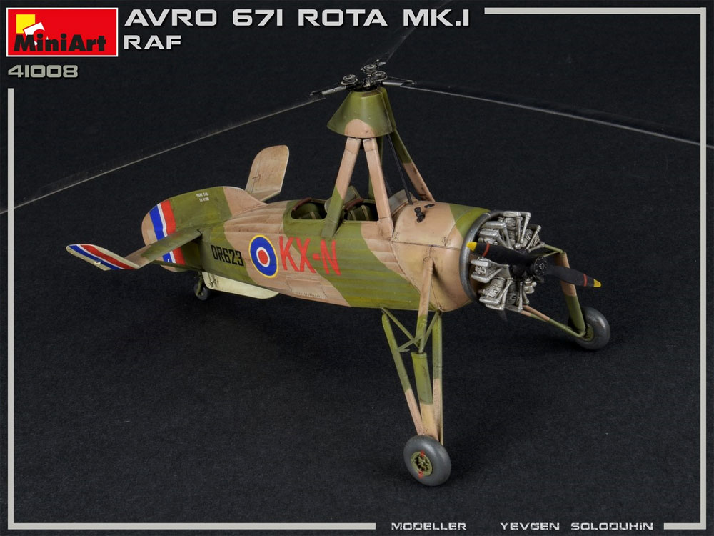 アブロ 671 ロータ Mk.1 RAF プラモデル (ミニアート エアクラフトミニチュアシリーズ No.41008) 商品画像_4