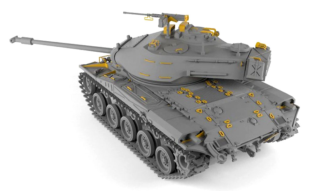 M41A1/A2 ウォーカー ブルドッグ 軽戦車 プラモデル (ARMORY 1/72 AFV No.72412) 商品画像_3