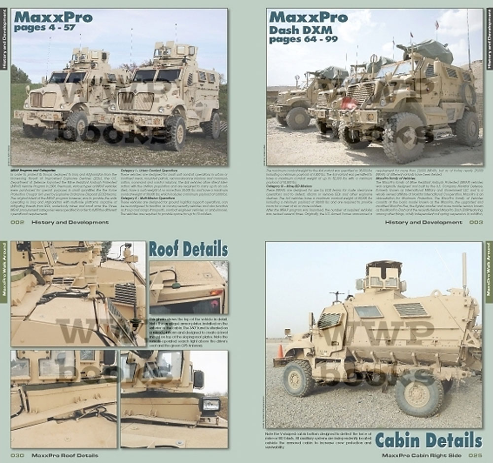 Maxx Pro MRAP イン・ディテール 増補版 本 (WWP BOOKS PHOTO MANUAL FOR MODELERS Green line No.G063) 商品画像_1