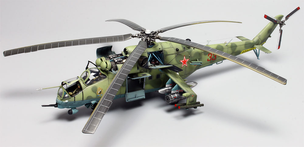 Mi-24V/VP ハインド E プラモデル (プラッツ 航空模型特選シリーズ No.AE-016) 商品画像_2