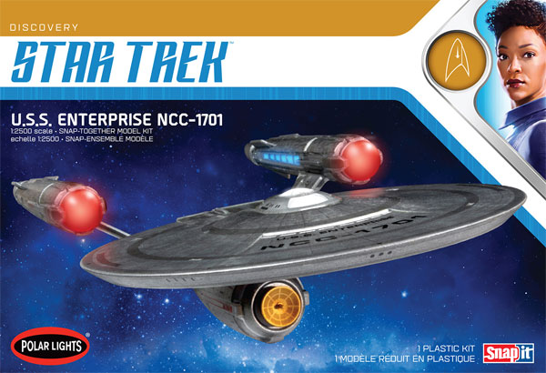 U.S.S. NCC-1701 エンタープライズ スタートレック ディスカバリー プラモデル (ポーラライツ スタートレック (STAR TREK) No.POL971M/12) 商品画像