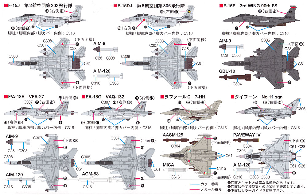 世界の現用戦闘機セット 2020 プラモデル (ピットロード スカイウェーブ S シリーズ No.S050) 商品画像_1