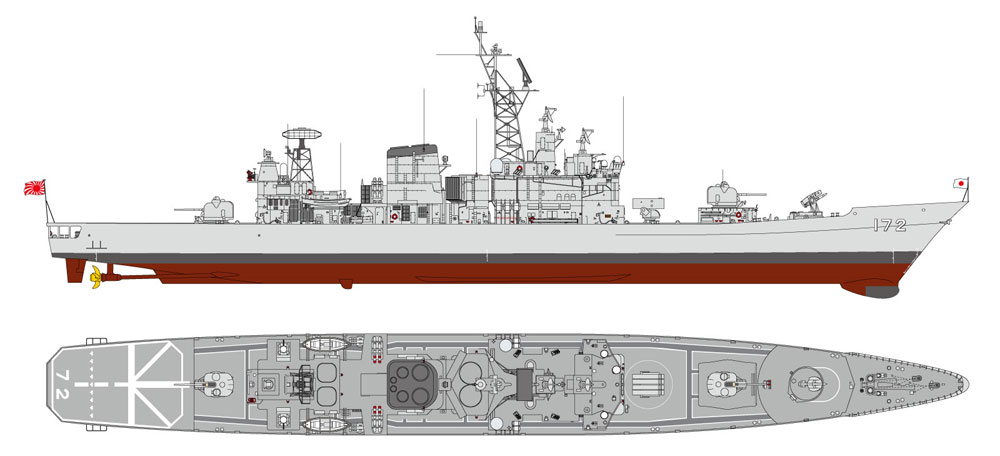 海上自衛隊 護衛艦 DDG-172 しまかぜ プラモデル (ピットロード 1/700 スカイウェーブ J シリーズ No.J087) 商品画像_1