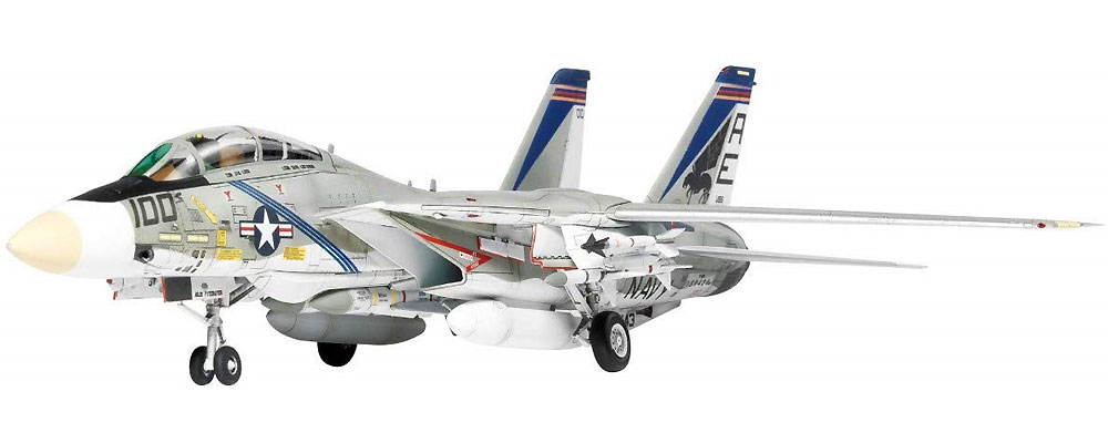 アメリカ海軍 F-14A トムキャット VF-143 プーキン・ドッグス プラモデル (童友社 凄！ プラモデル No.006) 商品画像_3