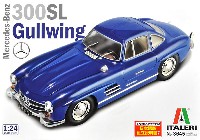 イタレリ 1/24 カーモデル メルセデス ベンツ 300SL ガルウイング 日本語組立説明書付き