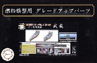 フジミ 1/700 艦船模型用グレードアップパーツ 日本海軍 戦艦 武蔵 エッチングパーツ & 艦名プレート