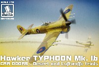 ブレンガン 1/72 Plastic kits ホーカー タイフーン Mk.1b カードア 砂漠迷彩、ドイツ空軍 トライアル