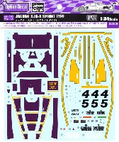 ハセガワ オプションデカール ジャグヮー XJR-8 スプリントタイプ デカール