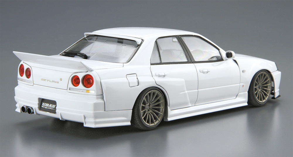 URAS ER34 スカイライン TYPE-R '01 (ニッサン) プラモデル (アオシマ 1/24 ザ・チューンドカー No.004) 商品画像_3