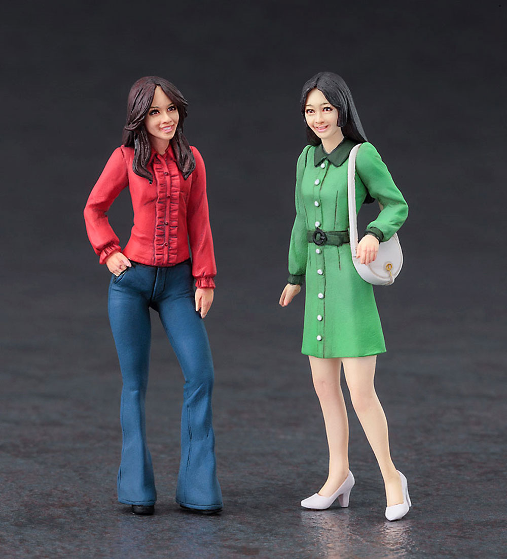 70's ガールズ フィギュア プラモデル (ハセガワ 1/24 フィギュアコレクション No.006) 商品画像_2