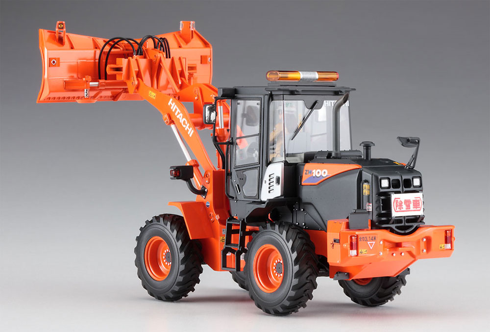 日立建機 ホイールローダ ZW100-6 マルチプラウ (除雪) 仕様機 プラモデル (ハセガワ 建機シリーズ No.66102) 商品画像_4