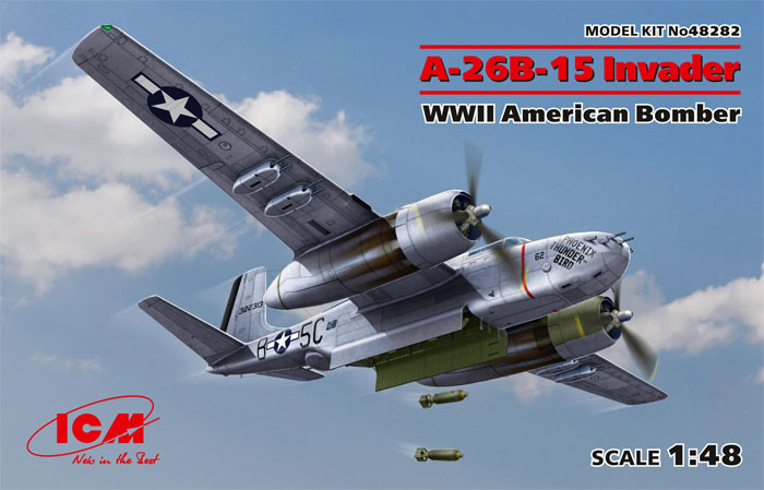 A-26B-15 インベーダー プラモデル (ICM 1/48 エアクラフト プラモデル No.48282) 商品画像