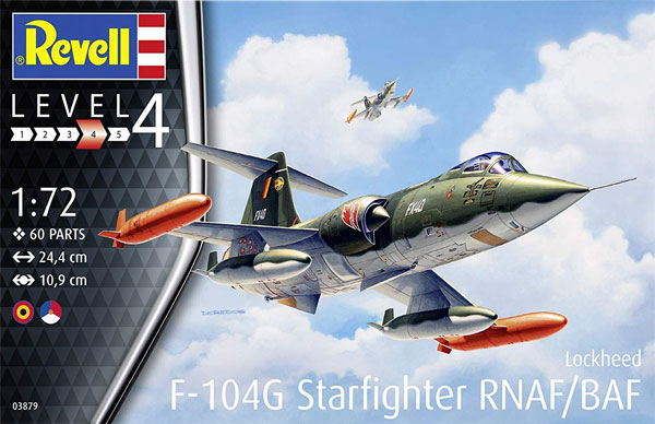 F-104G スターファイター RNAF/BAF プラモデル (レベル 1/72 Aircraft No.03879) 商品画像