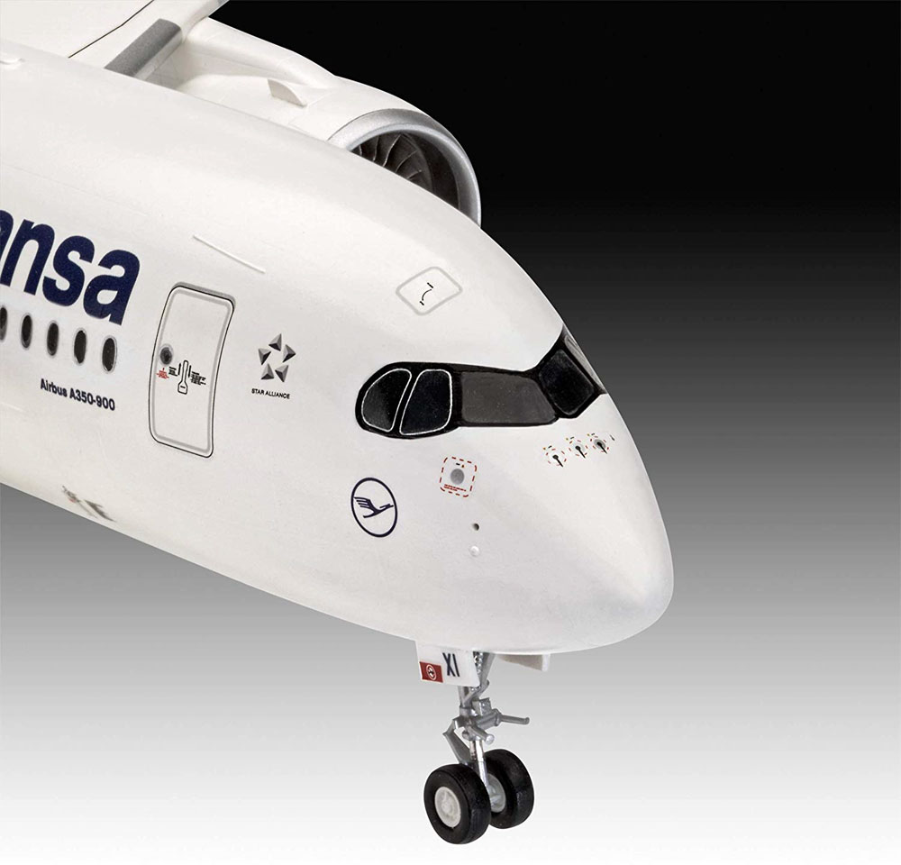 エアバス A350-900 ルフトハンザ New Livery プラモデル (レベル 1/144 旅客機 No.03881) 商品画像_3