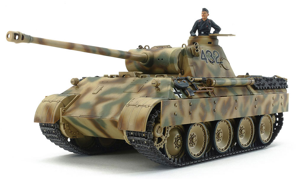 ドイツ戦車 パンサー D型 プラモデル (タミヤ 1/48 ミリタリーミニチュアシリーズ No.097) 商品画像_2