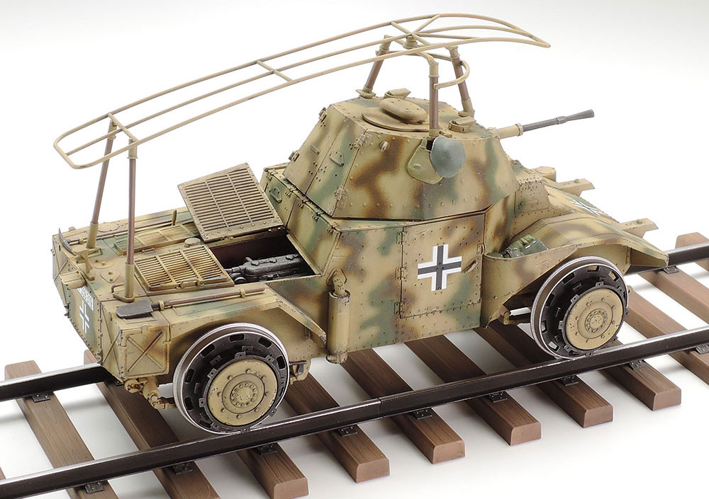 ドイツ鉄道装甲車 P204(ｆ) プラモデル (タミヤ 1/35 ミリタリー コレクション No.32413) 商品画像_3