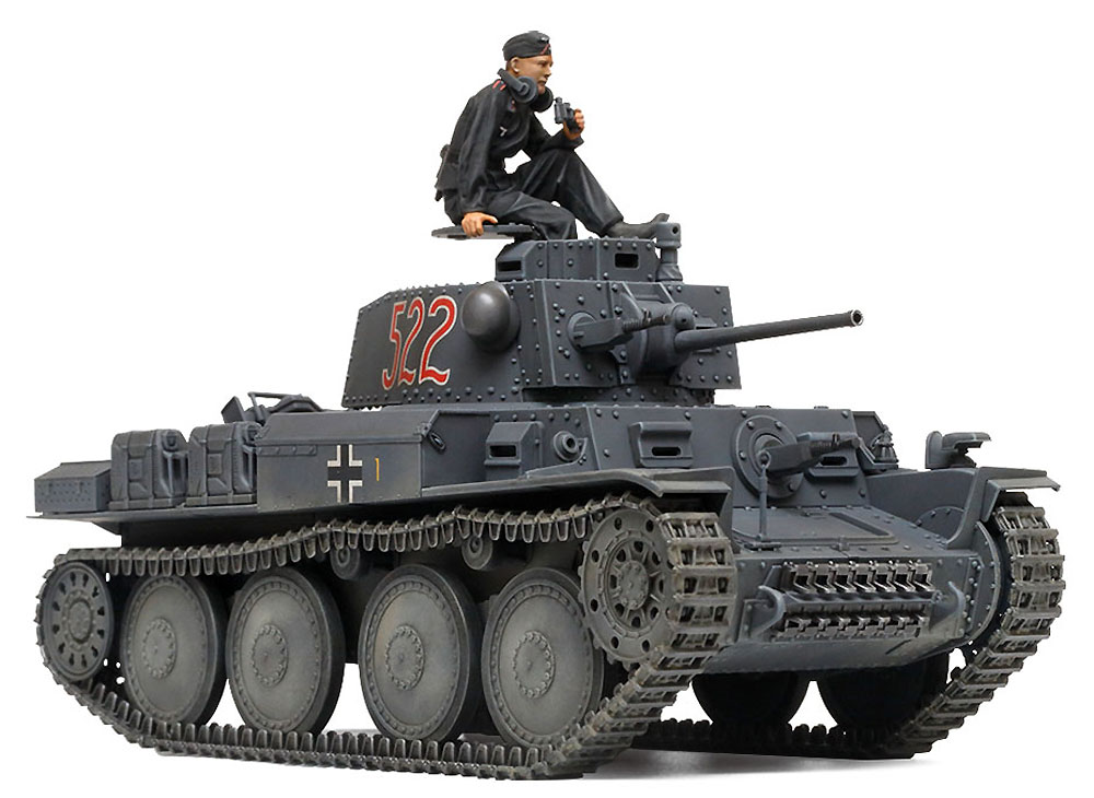 ドイツ軽戦車 38(t) E/F型 プラモデル (タミヤ 1/35 ミリタリーミニチュアシリーズ No.369) 商品画像_2