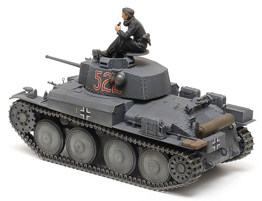 ドイツ軽戦車 38(t) E/F型 プラモデル (タミヤ 1/35 ミリタリーミニチュアシリーズ No.369) 商品画像_3