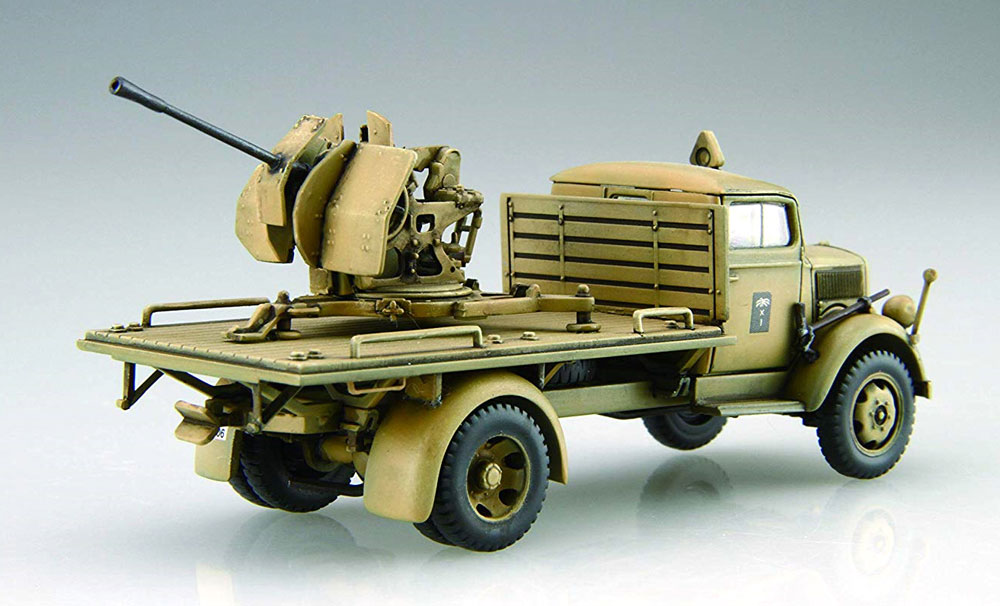 ドイツ軍 3tトラック 迷彩塗装/救護車/対空機銃搭載 プラモデル (フジミ 1/72 ミリタリーシリーズ No.72M-021) 商品画像_3
