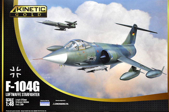 F-104G スターファイター ドイツ空軍 プラモデル (キネティック 1/48 エアクラフト プラモデル No.K48083) 商品画像