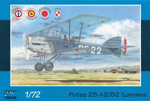 ポテーズ 25 A2/B2 ロレーヌ 12Eb エンジン搭載機 プラモデル (アズール 1/72 航空機モデル No.FR0037) 商品画像