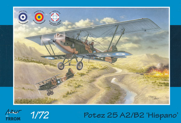 ポテーズ 25 A2/B2 イスパノ・スイザ 12Lb エンジン搭載機 プラモデル (アズール 1/72 航空機モデル No.FR0038) 商品画像