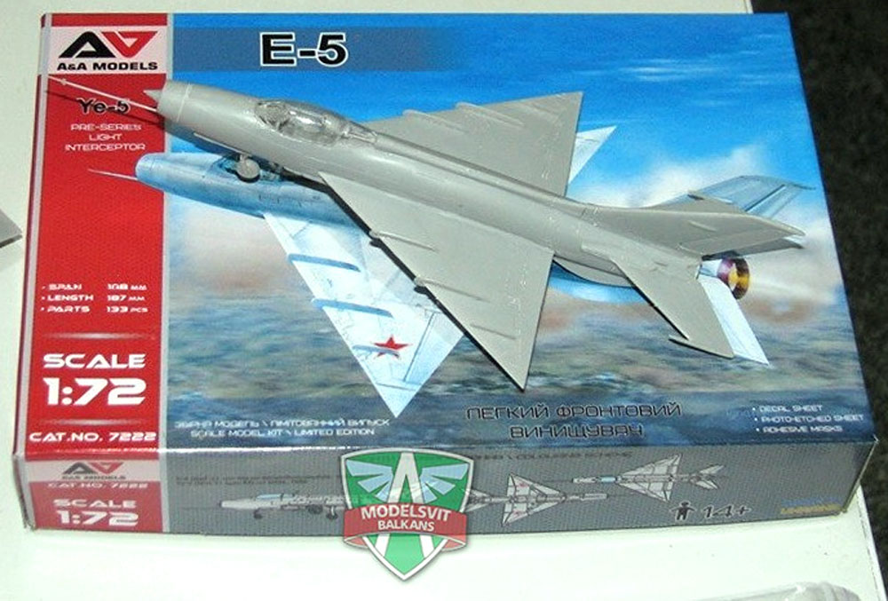 ミコヤン Ye-5 三角翼 試作戦闘機 プラモデル (A&A MODELS 1/72 プラスチックモデル No.7222) 商品画像_4