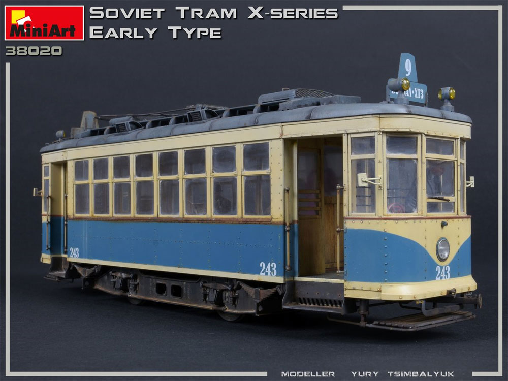 ソビエト 路面電車 Xシリーズ 初期型 プラモデル (ミニアート 1/35 ミニチュアシリーズ No.38020) 商品画像_3