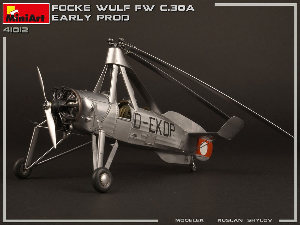 フォッケウルフ FW C.30A ホイシュレッケ 初期型 プラモデル (ミニアート エアクラフトミニチュアシリーズ No.41012) 商品画像_3