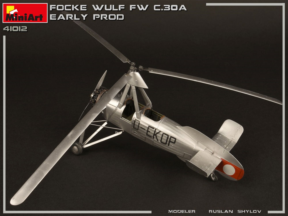 フォッケウルフ FW C.30A ホイシュレッケ 初期型 プラモデル (ミニアート エアクラフトミニチュアシリーズ No.41012) 商品画像_4