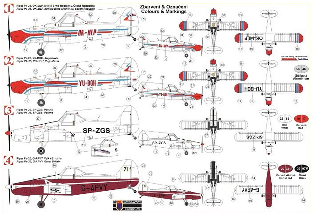 パイパー Pa-25 ポーニー 農業機 プラモデル (KPモデル 1/72 エアクラフト プラモデル No.KPM0123) 商品画像_1