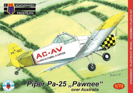 パイパー Pa-25 ポーニー 農業機 オーストラリア プラモデル (KPモデル 1/72 エアクラフト プラモデル No.KPM0125) 商品画像