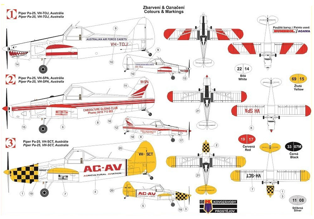 パイパー Pa-25 ポーニー 農業機 オーストラリア プラモデル (KPモデル 1/72 エアクラフト プラモデル No.KPM0125) 商品画像_1