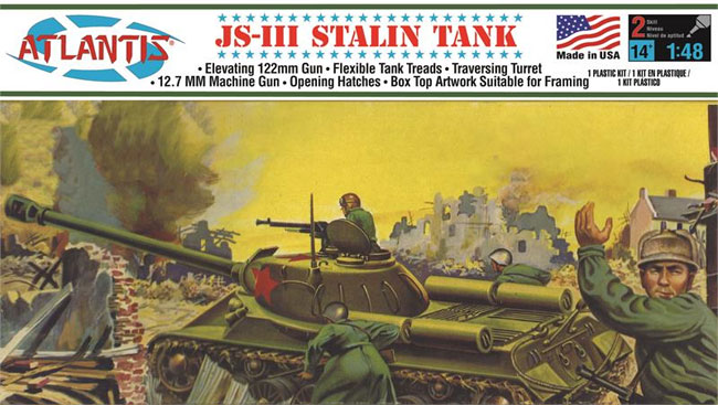 JS-3 スターリン戦車 (旧オーロラ) プラモデル (アトランティス プラスチックモデルキット No.A303) 商品画像