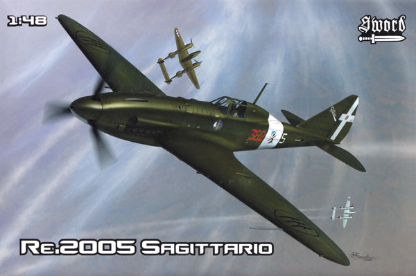 レジアーネ Re.2005 サジタリオ プラモデル (ソード 1/48 エアクラフト プラモデル No.SW48010) 商品画像