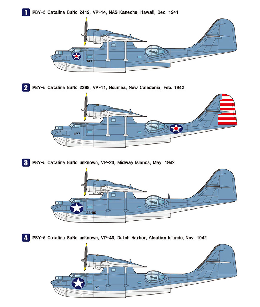 PBY-5 カタリナ パシフィックシアター プラモデル (ウルフパック ウルフパックデザイン プレミアムエディションキット No.WP17204) 商品画像_2